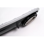 Διπλή Έξοδος Διαχύτη Πίσω Προφυλακτήρα Κατάλληλο Για Audi Q7 Suv 4M (2015-2019) S-Line Προφυλακτήρα