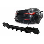 Διαχύτης Πίσω Προφυλακτήρα Κατάλληλος Για Bmw Σειρά 4 G22 G23 (2020-και μετά) Piano Black