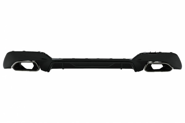 Διαχύτης Πίσω Προφυλακτήρα Με Χρωμιωμένες Απολήξεις Εξάτμισης Κατάλληλος Για Bmw Σειρά 3 G20 G28 Sedan G21 Touring (2018-2022) M340i M Look