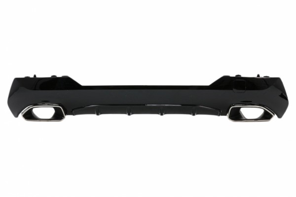 Διαχύτης Πίσω Προφυλακτήρα Με Απολήξεις Εξάτμισης Κατάλληλος Για Bmw Σειρά 4 G22 G23 M Sport (2020-και μετά) M440i Design Χρωμίου