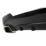 Διαχύτης Πίσω Προφυλακτήρα Με Απολήξεις Εξάτμισης Κατάλληλος Για Bmw Σειρά 4 G22 G23 M Sport (2020-και μετά) M440i Design Χρωμίου