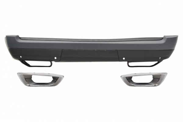 Πίσω Προφυλακτήρας Με Άκρα Σιγαστήρα Εξάτμισης Κατάλληλο Για Range Rover Vogue Iv L405 (2013-2017) Αναβάθμιση Σε Facelift 2018+ Svo Design