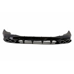 Πίσω Διαχύτης Και Χρωμιωμένες Απολήξεις Εξάτμισης Κατάλληλες Για Mercedes Cla X118 Shooting Brake C118 Coupe Sport Line (2019-06.2025) CLA45S Design Aerodynamic Package