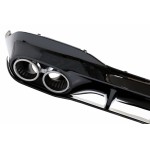 Πίσω Διαχύτης Και Χρωμιωμένες Απολήξεις Εξάτμισης Κατάλληλες Για Mercedes Cla X118 Shooting Brake C118 Coupe Sport Line (2019-06.2025) CLA45S Design Aerodynamic Package