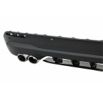 Πίσω Διαχύτης Και Χρωμιωμένες Απολήξεις Εξάτμισης Κατάλληλες Για Mercedes Gla Suv H247 Sport Line (2020-) Aero 45S Design