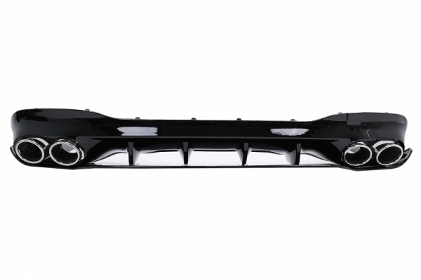 Πίσω Διαχύτης Και Απολήξεις Εξάτμισης Κατάλληλα Για Mercedes Cla X118 Shooting Brake C118 Coupe Sport Line (2019-06.2025) CLA45S Design Aerodynamic Package