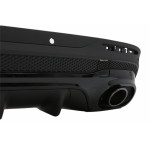 Πίσω Διαχύτης Με Μαύρες Απολήξεις Εξάτμισης Κατάλληλος Για Mercedes Glb X247 Suv (2020-up) Glb 35 Design Night Package