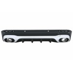 Πίσω Διαχύτης Με Χρωμιωμένες Απολήξεις Εξάτμισης Κατάλληλος Για Mercedes Glb X247 Suv (2020-up) Glb 35 Design