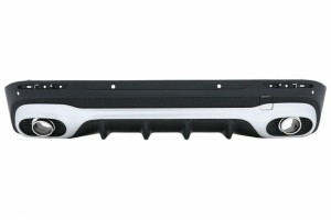 Πίσω Διαχύτης Με Χρωμιωμένες Απολήξεις Εξάτμισης Κατάλληλος Για Mercedes Glb X247 Suv (2020-up) Glb 35 Design