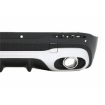 Πίσω Διαχύτης Με Χρωμιωμένες Απολήξεις Εξάτμισης Κατάλληλος Για Mercedes Glb X247 Suv (2020-up) Glb 35 Design