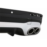 Πίσω Διαχύτης Με Χρωμιωμένες Απολήξεις Εξάτμισης Κατάλληλος Για Mercedes Glb X247 Suv (2020-up) 45 S Design