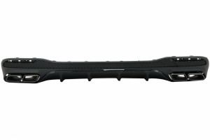 Πίσω Διαχύτης Με Άκρα Σιγαστήρα Εξάτμισης Κατάλληλος Για Mercedes Gle W166 Suv Sport Line (2015-2018) Night Package