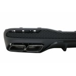 Πίσω Διαχύτης Με Άκρα Σιγαστήρα Εξάτμισης Κατάλληλος Για Mercedes Gle W166 Suv Sport Line (2015-2018) Night Package