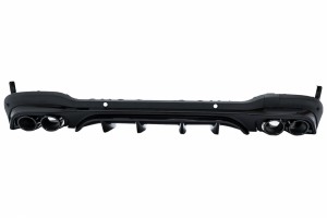 Πίσω Διαχύτης Με Άκρα Σιγαστήρα Εξάτμισης Κατάλληλος Για Mercedes Glc Suv X253 Facelift (2020-) GLC43 Design Night Package