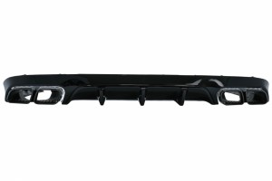 Πίσω Διαχύτης Με Απολήξεις Εξάτμισης Κατάλληλος Για Mercedes E-Class C238 A238 Amg Sport Line Coupe Cabrio (2016-2019) E63 Night Package Design