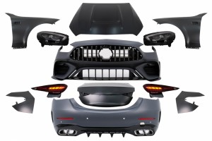 Κιτ Αναβάθμισης Αμαξώματος Κατάλληλο Για Mercedes C-Class W205 Facelift (2018-2022) Μετατροπή Σε C-Class W206 C63 Design