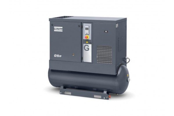 Atlas Copco 8153289965-51626 Κοχλιοφορος Με Δοχειο 500LT & Ξηραντη - 20HP 15.0KW/10BAR, G15FF 10 400/50 TM500 Ce