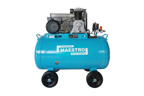 Maestro MAC-150PC Aεροσυμπιεστης Με Ιμαντα 1/Φ - 150 Lt - 3HP - 2.2KW - 10BAR