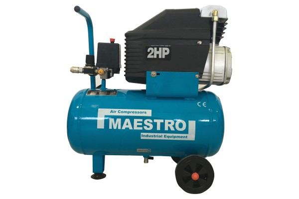 Maestro MAC-24 Aεροσυμπιεστης Μονομπλοκ 1/Φ - 24 Lt - 2HP - 1.5KW - 8BAR