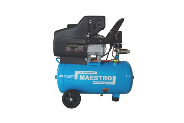 Maestro MAC-24DD Aεροσυμπιεστης Μονομπλοκ 1/Φ - 24 Lt - 2.5HP - 1.8KW - 8BAR
