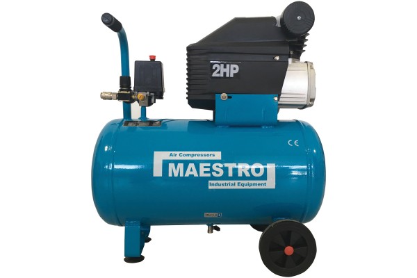 Maestro MAC-50 Aεροσυμπιεστης Μονομπλοκ 1/Φ - 50 Lt - 2HP - 1.5KW - 8BAR
