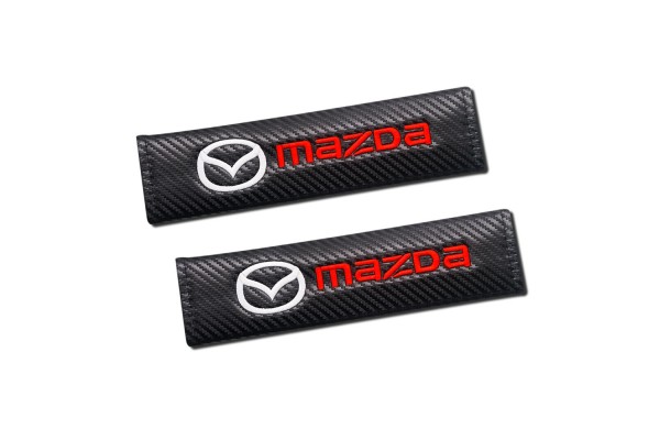 Μαξιλαράκια Ζώνης Carbon Mazda (2 ΤΕΜ)