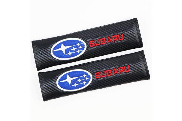 Μαξιλαράκια Ζώνης Carbon Subaru (2 ΤΕΜ)