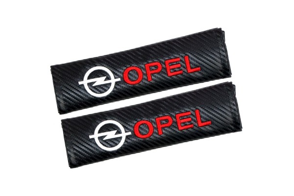 Μαξιλαράκια Ζώνης Carbon Opel (2 ΤΕΜ)