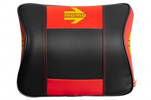 MOMO Μαξιλάρι Αυτοκινήτου για τον Αυχένα Μαύρο-Κόκκινο 1 ΤΜΧ - NSCCBR