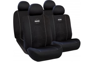 MOMO Σετ Καλύμματα Αυτοκινήτου Modern Μαύρο-Γκρι 4 ΤΜΧ - SC021BG