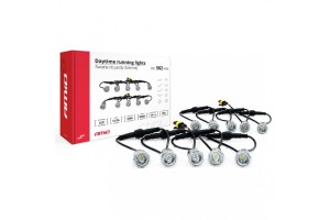 ΦΩΤΑ ΗΜΕΡΑΣ DRL 12/24V 10,56W 10 SMD LED 900Lm 23x23x20mm 2ΤΕΜ