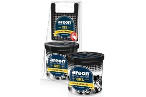 Areon Αρωματική Κονσέρβα Κονσόλας/Ταμπλό Αυτοκινήτου Gel Black Crystal 80gr