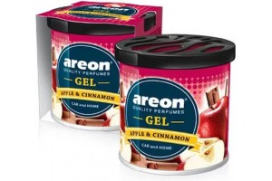Areon Αρωματική Κονσέρβα Κονσόλας/Ταμπλό Αυτοκινήτου Gel Apple & Cinnamon 80gr