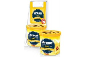 Areon Αρωματική Κονσέρβα Κονσόλας/Ταμπλό Αυτοκινήτου Gel Vanilla 80gr