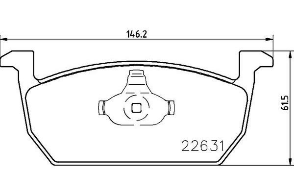 BREMBO P 85 167 Σετ τακάκια εμπρός