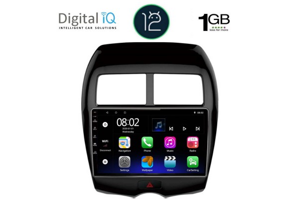 DIGITAL IQ RTA 1430_GPS (10inc) MULTIMEDIA TABLET OEM MITSUBISHI ASX mod. 2009>