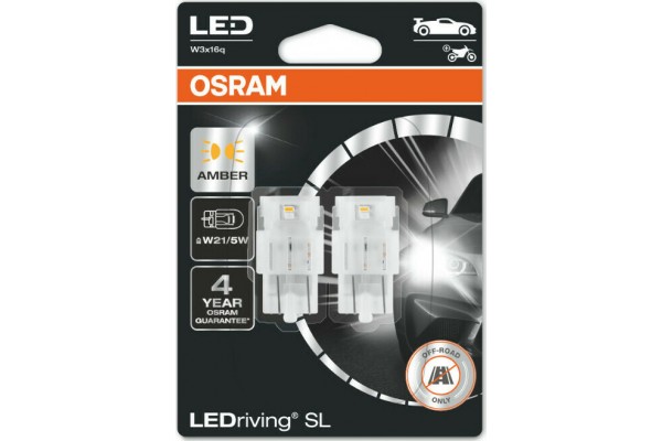 Osram LEDriving SL Amber W21/5W 12V 7515DYP-02B