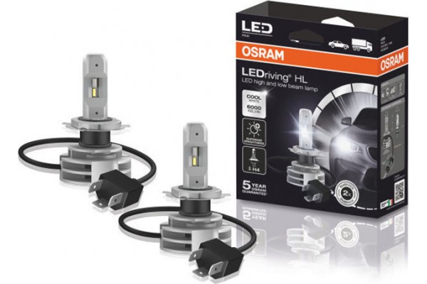 Osram LEDriving HL H4 12/24V 14W P43t Gen2 6000K Cool White 9726CW
