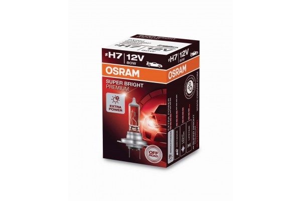 Osram ≠H7 Super Bright Premium / Super Bright - Off-Road 12V 62261SBP 1τμχ