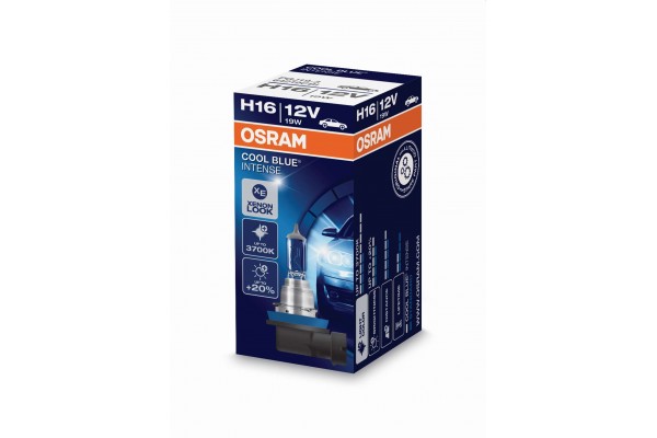 Osram H16 Cool Blue Intense Xenon Look 12V 19W 3.700K +20% Περισσότερο Φως 64219CBI