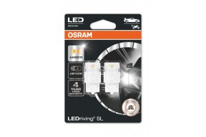 Osram WY21W Ledriving Sl Amber 12V 1.8W 12V 2τμχ 7504DYP-02B