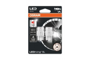 Osram W21/5W 12V 2.7W LEDriving SL Red 7515DRP-02B
