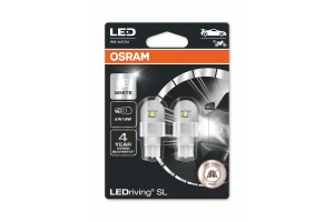 Osram W16W 12V 2W (16W) W2.1x9.5d LedRiving Cool White 6000K 2τμχ Osram W16W 12V 2W (16W) W2.1x9.5d LedRiving Cool White 6000K 2τμχ