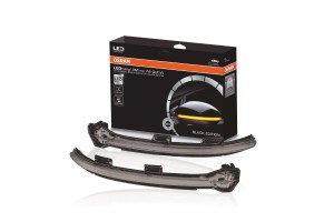 Osram Φλας Καθρέπτη Dynamic για VW Golf 7 VII / 7.5 FL / Touran II - Black Edition- LEDDMI 5G0 BK