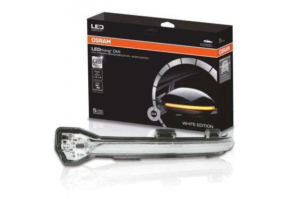 Osram Φλας Καθρέπτη Dynamic για Audi A3 8V / S3 8V / RS3 8VA - White Edition - LEDDMI 8V0 WT 2Τεμ.