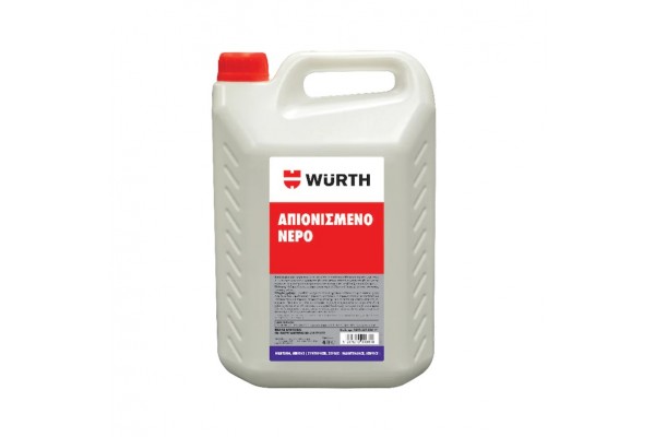 Wurth Απιονισμένο-Aποσταγμένο Νερό 4L - 0890381006