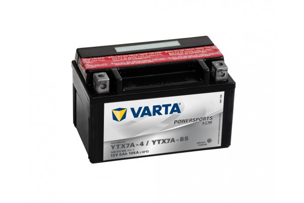 VARTA Μπαταρία MOTO AGM TX7A-BS (6Ah/105A) 151x88x94