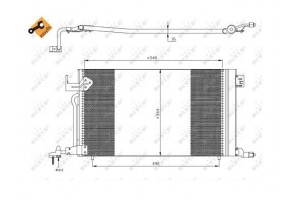 NRF 35304 Ψυγείο A/C CITROEN