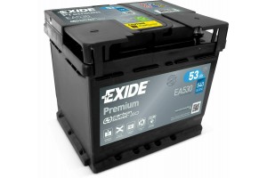 Exide EA530 Μπαταρία Σκάφους/Αυτοκινήτου Premium 12V 53Ah/540A Δεξιά
