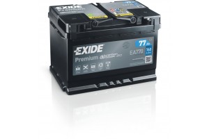 Exide EA770 Μπαταρία Σκάφους/Αυτοκινήτου Premium 12V 77Ah/760A Δεξιά